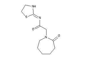 Image of 2-(2-ketoazepan-1-yl)-N-thiazolidin-2-ylidene-acetamide
