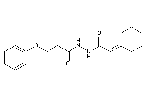 N'-(2-cyclohexylideneacetyl)-3-phenoxy-propionohydrazide