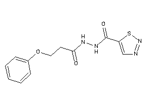 N'-(3-phenoxypropanoyl)thiadiazole-5-carbohydrazide