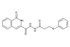 1-keto-N'-(3-phenoxypropanoyl)-2H-isoquinoline-3-carbohydrazide