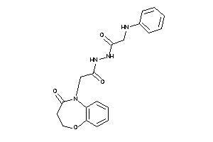 2-anilino-N'-[2-(4-keto-2,3-dihydro-1,5-benzoxazepin-5-yl)acetyl]acetohydrazide