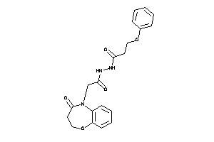 Image of N'-[2-(4-keto-2,3-dihydro-1,5-benzoxazepin-5-yl)acetyl]-3-phenoxy-propionohydrazide