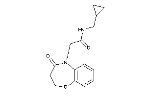 N-(cyclopropylmethyl)-2-(4-keto-2,3-dihydro-1,5-benzoxazepin-5-yl)acetamide