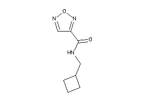 N-(cyclobutylmethyl)furazan-3-carboxamide