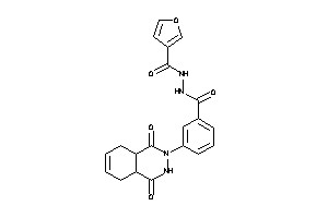 N'-[3-(1,4-diketo-4a,5,8,8a-tetrahydro-3H-phthalazin-2-yl)benzoyl]-3-furohydrazide