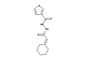 Image of N'-(2-cyclohexylideneacetyl)-3-furohydrazide