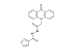 N'-[2-(9-ketoacridin-10-yl)acetyl]-3-furohydrazide