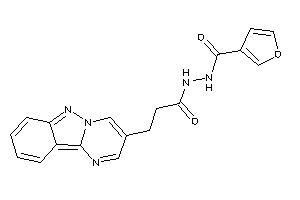 Image of N'-(3-pyrimido[1,2-b]indazol-3-ylpropanoyl)-3-furohydrazide