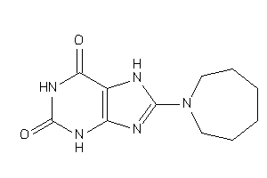 Image of 8-(azepan-1-yl)-7H-xanthine