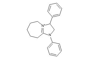 1,3-diphenyl-3,5,6,7,8,9-hexahydro-2H-imidazo[1,2-a]azepin-4-ium