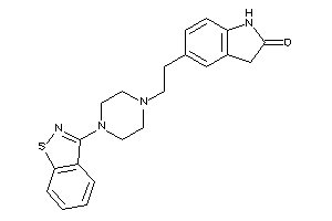 5-[2-[4-(1,2-benzothiazol-3-yl)piperazino]ethyl]oxindole