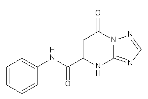 7-keto-N-phenyl-5,6-dihydro-4H-[1,2,4]triazolo[1,5-a]pyrimidine-5-carboxamide
