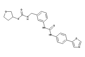 Image of N-[3-[(4-oxazol-5-ylphenyl)carbamoylamino]benzyl]carbamic Acid Tetrahydrofuran-3-yl Ester