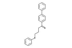 1-(4-phenylphenyl)-4-(phenylthio)butan-1-one