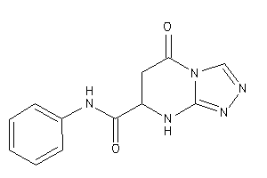 Image of 5-keto-N-phenyl-7,8-dihydro-6H-[1,2,4]triazolo[4,3-a]pyrimidine-7-carboxamide