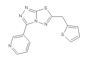 3-(3-pyridyl)-6-(2-thenyl)-[1,2,4]triazolo[3,4-b][1,3,4]thiadiazole