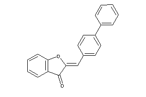 Image of 2-(4-phenylbenzylidene)coumaran-3-one