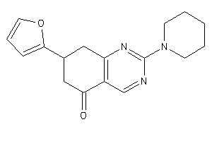 Image of 7-(2-furyl)-2-piperidino-7,8-dihydro-6H-quinazolin-5-one