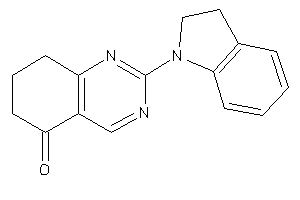 2-indolin-1-yl-7,8-dihydro-6H-quinazolin-5-one