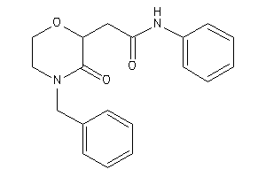 2-(4-benzyl-3-keto-morpholin-2-yl)-N-phenyl-acetamide