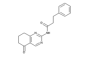 N-(5-keto-7,8-dihydro-6H-quinazolin-2-yl)-3-phenyl-propionamide