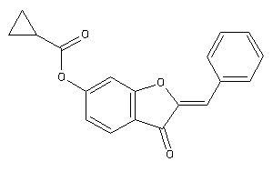 Cyclopropanecarboxylic Acid (2-benzal-3-keto-coumaran-6-yl) Ester