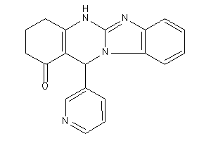 Image of 12-(3-pyridyl)-3,4,5,12-tetrahydro-2H-benzimidazolo[2,1-b]quinazolin-1-one