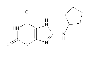 Image of 8-(cyclopentylamino)-7H-xanthine