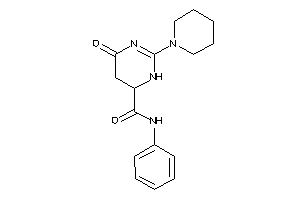 4-keto-N-phenyl-2-piperidino-5,6-dihydro-1H-pyrimidine-6-carboxamide