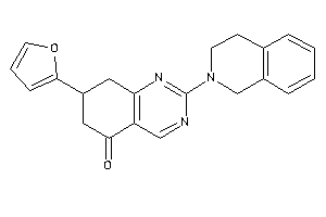 2-(3,4-dihydro-1H-isoquinolin-2-yl)-7-(2-furyl)-7,8-dihydro-6H-quinazolin-5-one