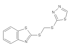 2-[(1,3,4-thiadiazol-2-ylthio)methylthio]-1,3-benzothiazole