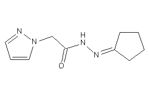Image of N-(cyclopentylideneamino)-2-pyrazol-1-yl-acetamide