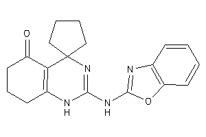 Image of 2-(1,3-benzoxazol-2-ylamino)spiro[1,6,7,8-tetrahydroquinazoline-4,1'-cyclopentane]-5-one