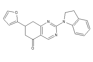 7-(2-furyl)-2-indolin-1-yl-7,8-dihydro-6H-quinazolin-5-one