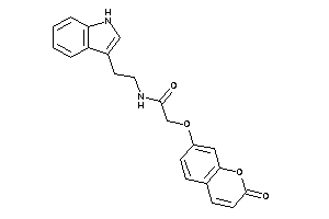 Image of N-[2-(1H-indol-3-yl)ethyl]-2-(2-ketochromen-7-yl)oxy-acetamide