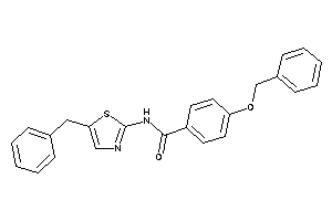 Image of 4-benzoxy-N-(5-benzylthiazol-2-yl)benzamide