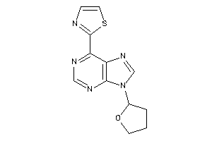 2-[9-(tetrahydrofuryl)purin-6-yl]thiazole
