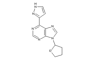 6-(1H-pyrazol-3-yl)-9-(tetrahydrofuryl)purine