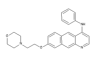 [8-(2-morpholinoethoxy)benzo[g]quinolin-4-yl]-phenyl-amine