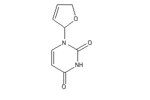 Image of 1-(2,5-dihydrofuran-2-yl)pyrimidine-2,4-quinone