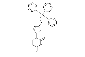 Image of 1-[5-(trityloxymethyl)-2,5-dihydrofuran-2-yl]pyrimidine-2,4-quinone