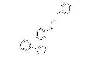 3-phenylpropyl-[4-(4-phenylthiazol-5-yl)-2-pyridyl]amine