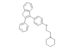 1-[2-[4-(2-phenyl-3H-inden-1-yl)phenoxy]ethyl]piperidine