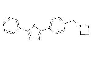 2-[4-(azetidin-1-ylmethyl)phenyl]-5-phenyl-1,3,4-oxadiazole