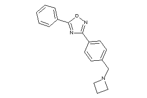 3-[4-(azetidin-1-ylmethyl)phenyl]-5-phenyl-1,2,4-oxadiazole