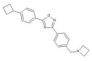 3-[4-(azetidin-1-ylmethyl)phenyl]-5-(4-cyclobutylphenyl)-1,2,4-oxadiazole