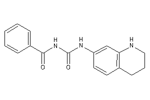 Image of N-(1,2,3,4-tetrahydroquinolin-7-ylcarbamoyl)benzamide