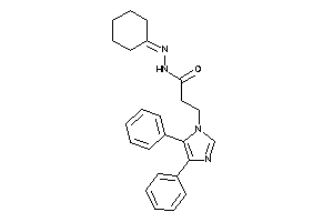 N-(cyclohexylideneamino)-3-(4,5-diphenylimidazol-1-yl)propionamide