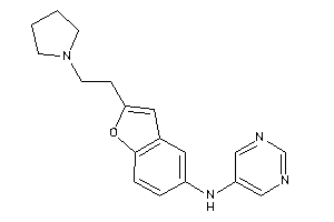 5-pyrimidyl-[2-(2-pyrrolidinoethyl)benzofuran-5-yl]amine