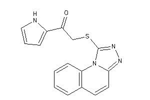 Image of 1-(1H-pyrrol-2-yl)-2-([1,2,4]triazolo[4,3-a]quinolin-1-ylthio)ethanone
